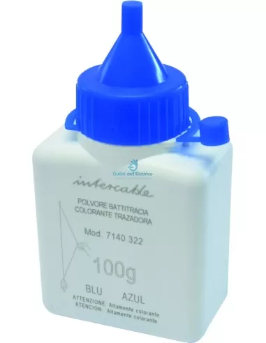 Poudre spéciale Intercable 7140322 pour marquage de voies, bleue, 100 ml